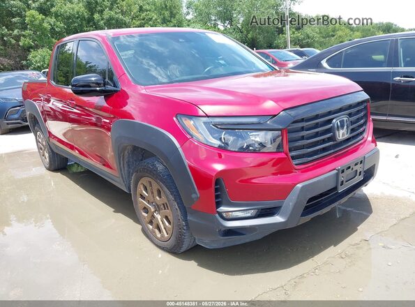 5FPYK3F16MB011226 2021 HONDA RIDGELINE Red Przód prawy