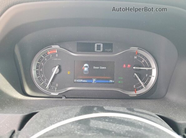 5FPYK3F19PB038599 2023 HONDA RIDGELINE Синий Вид щитка приборов
