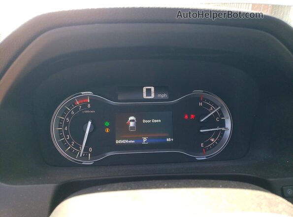 5FPYK3F50KB043198 2019 HONDA RIDGELINE Silver Вид щитка приладів