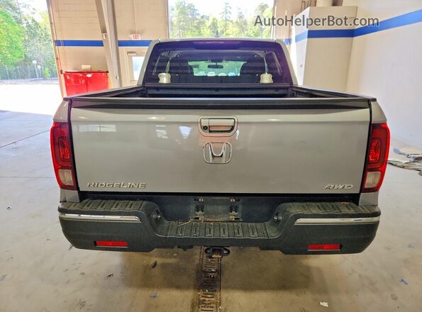 5FPYK3F55HB011159 2017 HONDA RIDGELINE Silver Rear view
