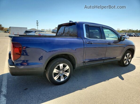 5FPYK3F57KB040122 2019 HONDA RIDGELINE Blue Trasero derecho