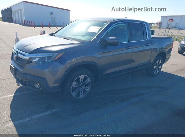 5FPYK3F58HB026562 2017 HONDA RIDGELINE Серый Передняя левая четверть