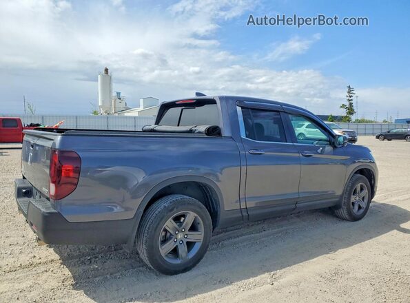 5FPYK3F58NB022748 2022 HONDA RIDGELINE Gray Trasero derecho