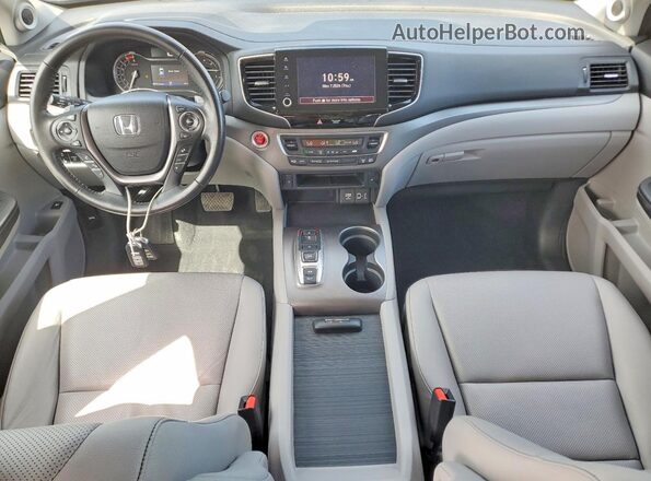 5FPYK3F58NB022748 2022 HONDA RIDGELINE Gray Vista del salpicadero