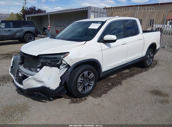 5FPYK3F59HB018177 2017 HONDA RIDGELINE Белый Передняя левая четверть