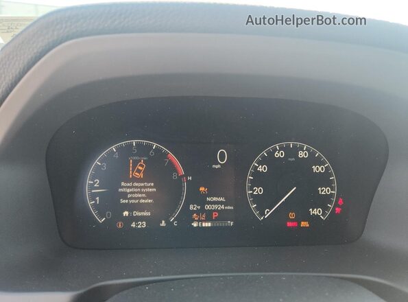 5FPYK3F5XSB034847 2025 HONDA RIDGELINE Белый Вид щитка приборов