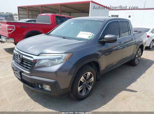 5FPYK3F63HB005708 2017 HONDA RIDGELINE Gray Передня ліва чверть