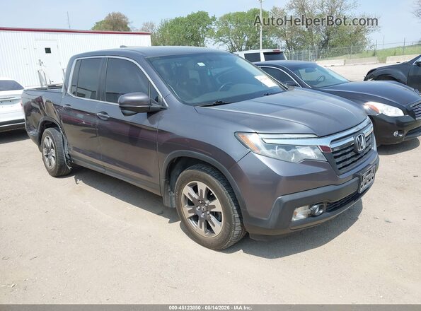 5FPYK3F63HB005708 2017 HONDA RIDGELINE Gray Передня права чверть