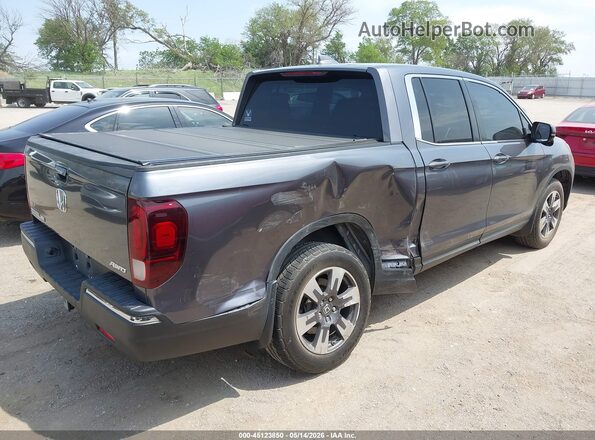 5FPYK3F63HB005708 2017 HONDA RIDGELINE Gray Задня права чверть
