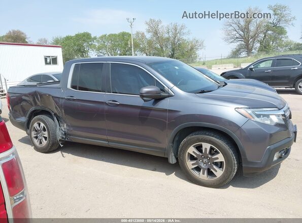 5FPYK3F63HB005708 2017 HONDA RIDGELINE Gray Вид задньої частини салону