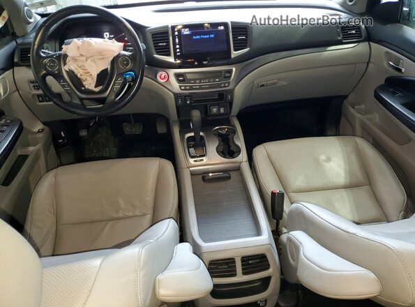 5FPYK3F64KB015011 2019 HONDA RIDGELINE Gray Dashboard view