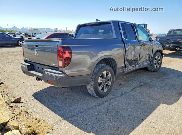 5FPYK3F65HB025202 2017 HONDA RIDGELINE Charcoal Front right
