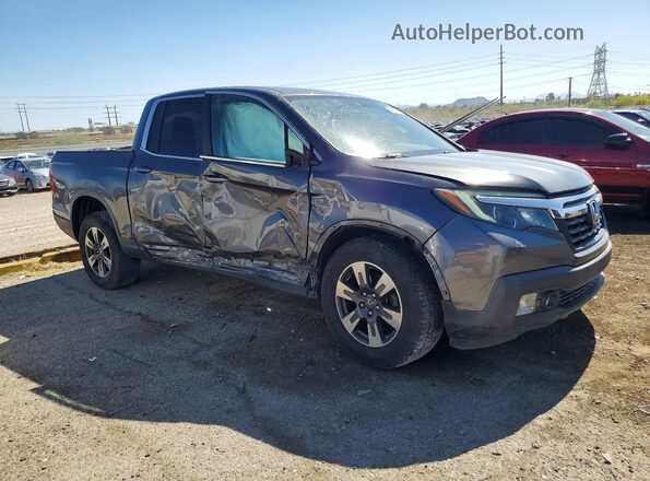 5FPYK3F65HB025202 2017 HONDA RIDGELINE Charcoal Front left