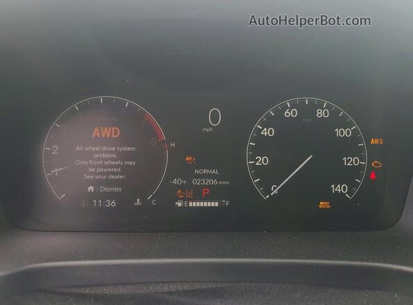 5FPYK3F65SB000582 2025 HONDA RIDGELINE Silver Widok zestawu wskaźników