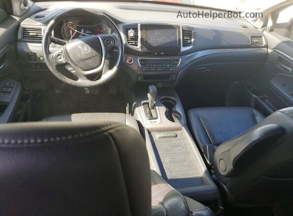 5FPYK3F67HB039361 2017 HONDA RIDGELINE White Вид панелі приладів