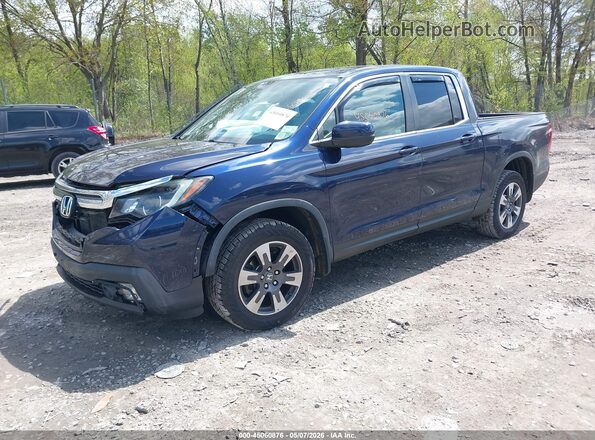 5FPYK3F69KB032693 2019 HONDA RIDGELINE Синий Передняя левая четверть