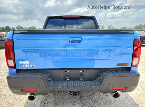 5FPYK3F69RB000613 2024 HONDA RIDGELINE Синий Вид сзади