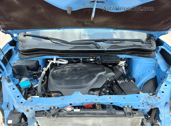 5FPYK3F69RB000613 2024 HONDA RIDGELINE Синий Вид задней части салона