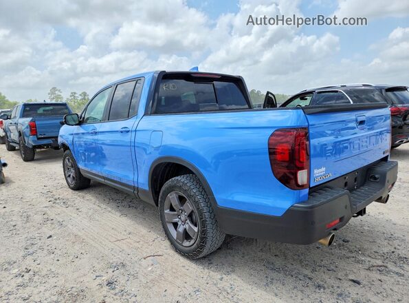 5FPYK3F69RB000613 2024 HONDA RIDGELINE Синий Задняя левая четверть