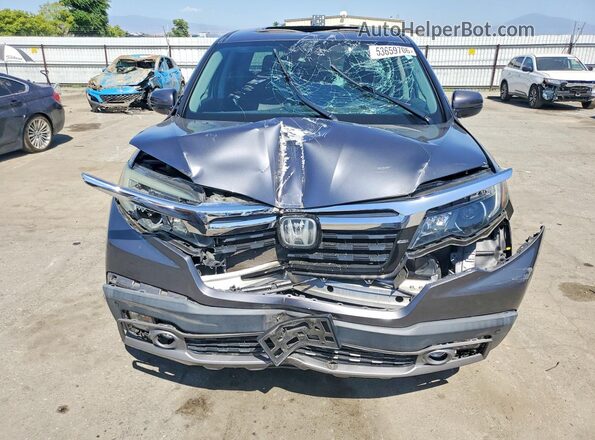 5FPYK3F70JB013411 2018 HONDA RIDGELINE Gray Vista frontal