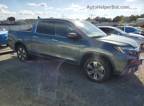 5FPYK3F72HB039714 2017 HONDA RIDGELINE Charcoal Front right