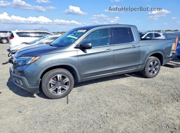 5FPYK3F72HB039714 2017 HONDA RIDGELINE Charcoal Front left