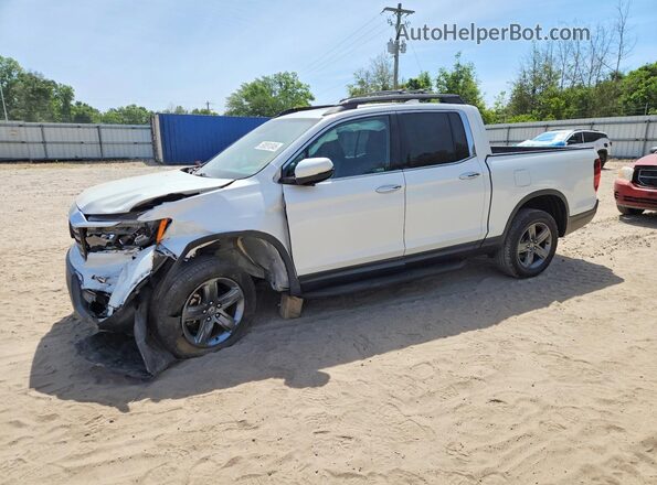 5FPYK3F72MB009333 2021 HONDA RIDGELINE White წინა მარცხენა ხედი სამი მეოთხედიდან