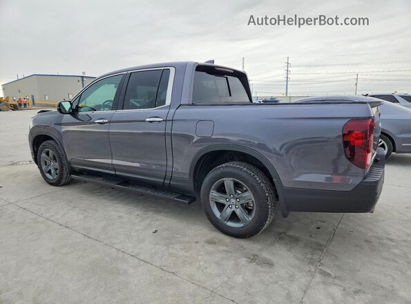 5FPYK3F72PB035886 2023 HONDA RIDGELINE Gray Trasero izquierdo
