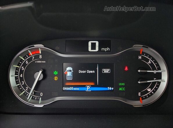 5FPYK3F72PB035886 2023 HONDA RIDGELINE Gray Vista del cuadro de instrumentos