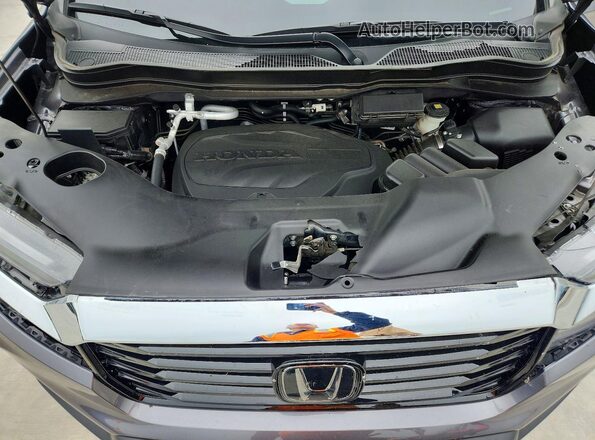 5FPYK3F72PB035886 2023 HONDA RIDGELINE Gray Vista interior trasera
