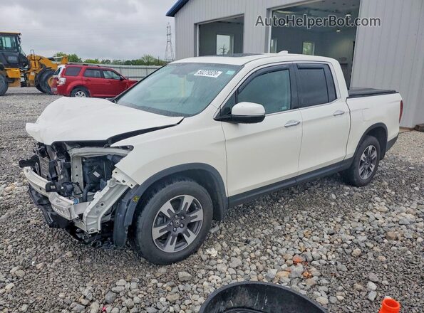 5FPYK3F75KB030612 2019 HONDA RIDGELINE Белый Передняя левая четверть