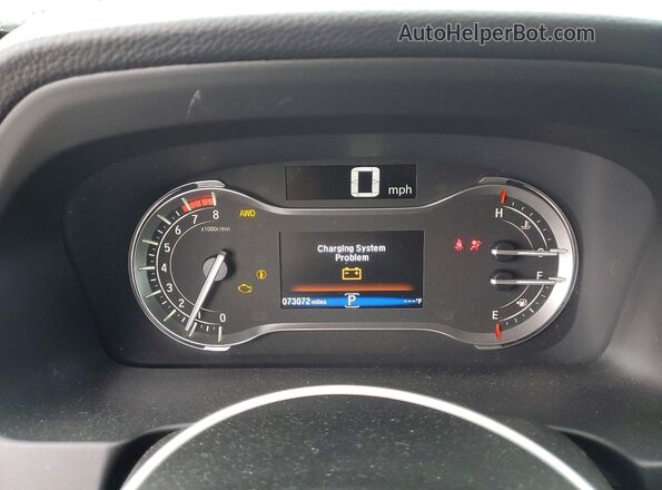 5FPYK3F75KB030612 2019 HONDA RIDGELINE Белый Вид щитка приборов