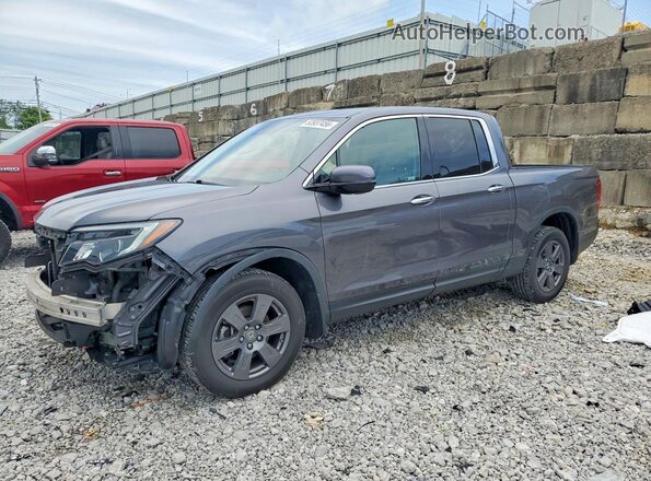 5FPYK3F76LB010175 2020 HONDA RIDGELINE Gray წინა მარცხენა ხედი სამი მეოთხედიდან