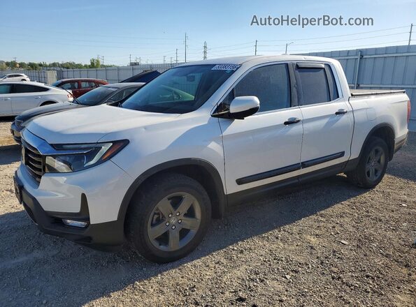 5FPYK3F76PB051900 2023 HONDA RIDGELINE White წინა მარცხენა ხედი სამი მეოთხედიდან