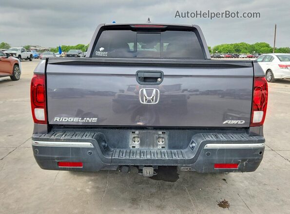 5FPYK3F77KB016534 2019 HONDA RIDGELINE Gray Rear view
