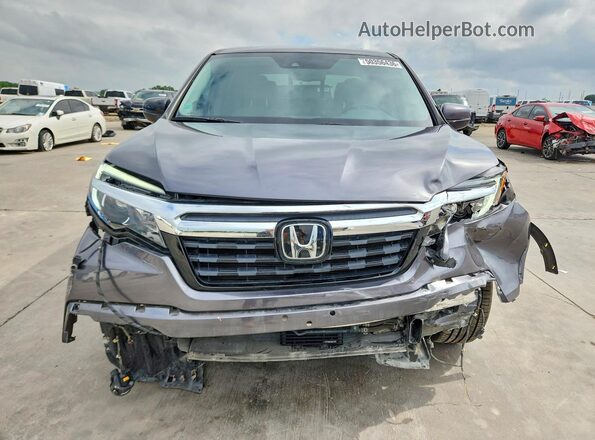 5FPYK3F77KB016534 2019 HONDA RIDGELINE Gray Front view