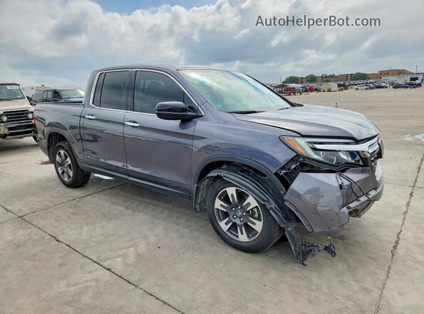 5FPYK3F77KB016534 2019 HONDA RIDGELINE Gray Front right