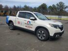 2019 Honda Ridgeline Rtl White vin: 5FPYK3F77KB030918 Damage: Right Rear Door, Dent(S) W/ Paint Dmg, 1 To 2 Inches