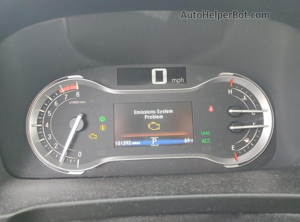 5FPYK3F77KB030918 2019 HONDA RIDGELINE White Панорамний вид салону 360°