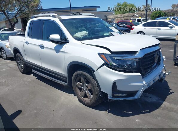 5FPYK3F77NB014285 2022 HONDA RIDGELINE White წინა მარჯვენა