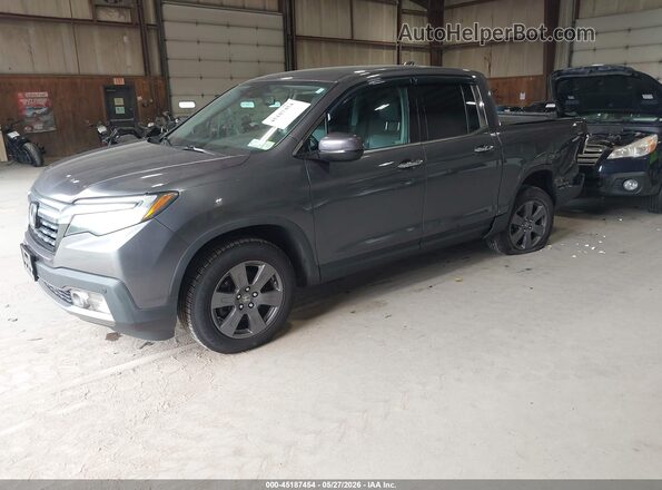 5FPYK3F78LB008363 2020 HONDA RIDGELINE Gray წინა მარცხენა ხედი სამი მეოთხედიდან