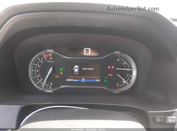 5FPYK3F78LB009934 2020 HONDA RIDGELINE Black უკანა სავარძლების ხედი