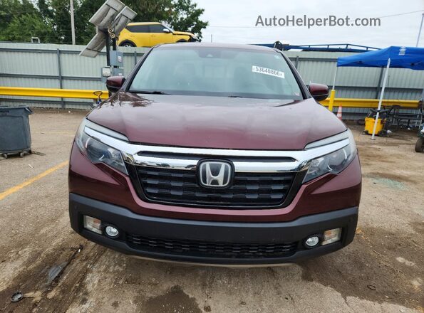 5FPYK3F7XHB007853 2017 HONDA RIDGELINE Burgundy Front view