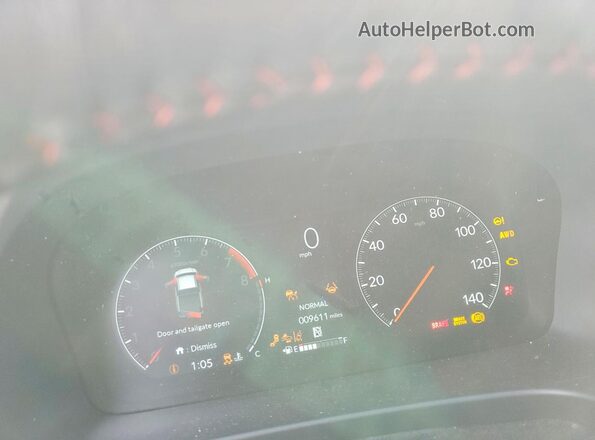 5FPYK3F80SB039551 2025 HONDA RIDGELINE Синий Вид щитка приборов