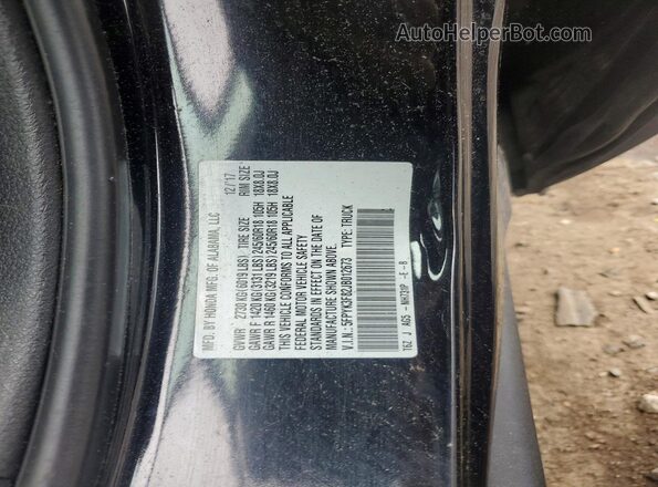 5FPYK3F82JB012673 2018 HONDA RIDGELINE Black Widok komory silnika
