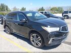 2017 Acura Mdx Advance Package Black vin: 5FRYD3H89HB014378