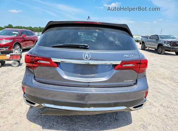 5FRYD4H38HB028752 2017 ACURA MDX Gray Widok z tyłu