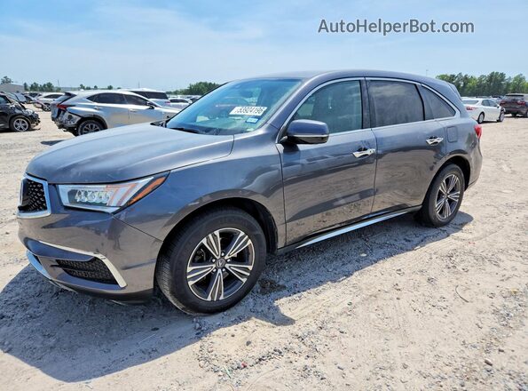 5FRYD4H38HB028752 2017 ACURA MDX Gray Przód lewy