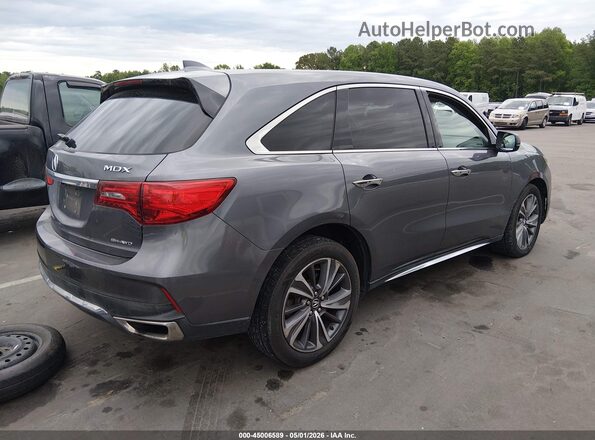 5FRYD4H58HB005683 2017 ACURA MDX Серый Задняя правая четверть