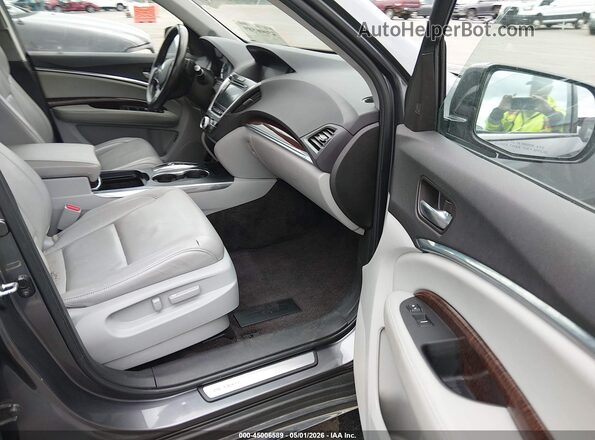 5FRYD4H58HB005683 2017 ACURA MDX Серый Вид салона спереди